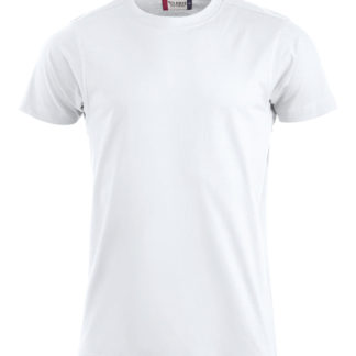 T-Shirt couleur blanc col rond CLASSIC