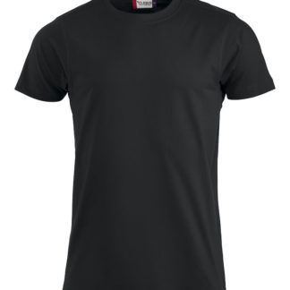 T-Shirt couleur noir col rond CLASSIC